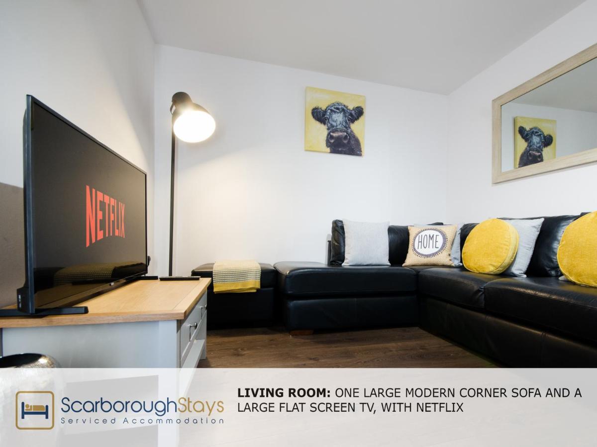Hibernia Place, 3 Bedroom Townhouse With Patio & Seating Area - Free Parking Scarborough Eksteriør billede