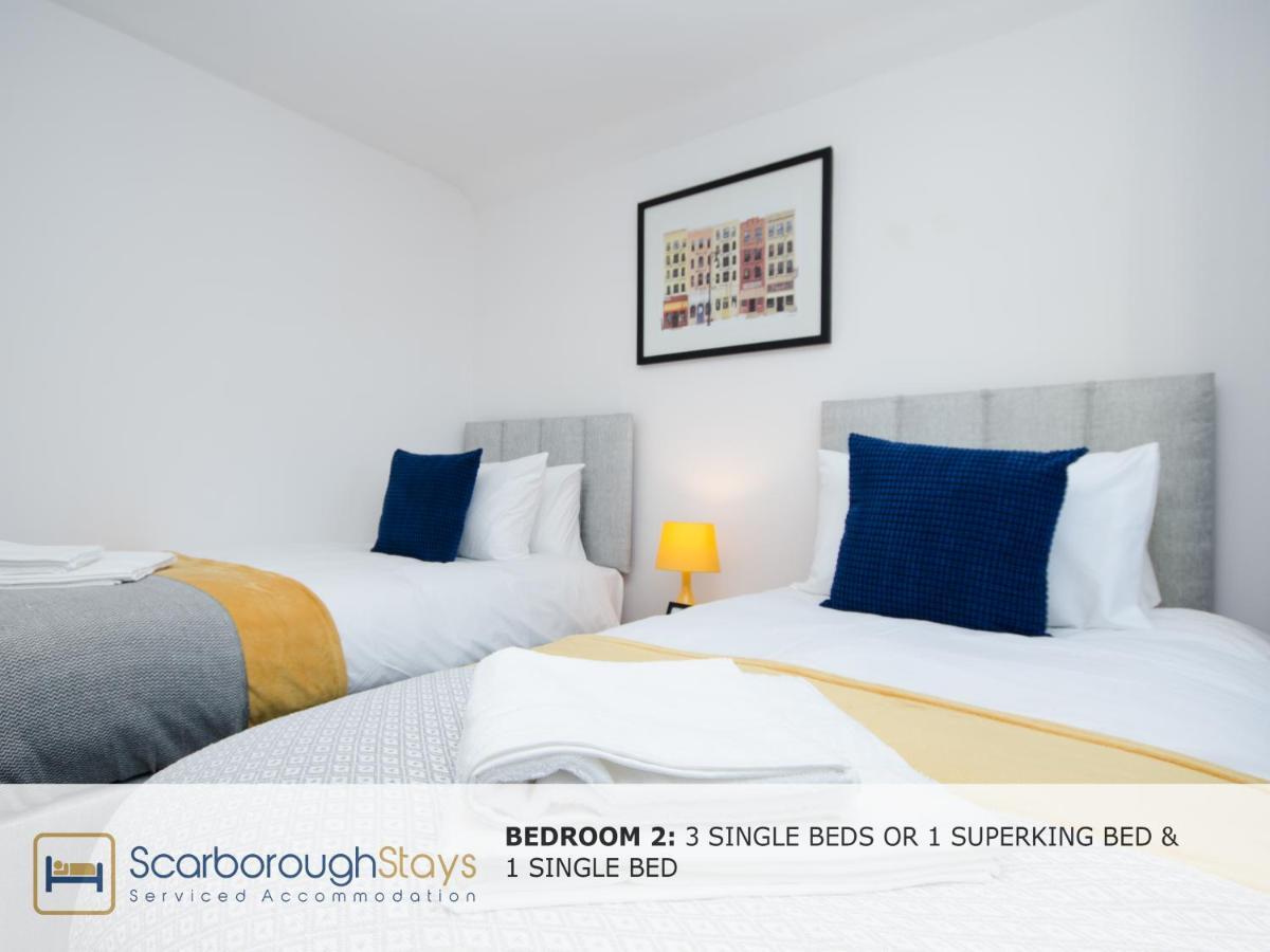 Hibernia Place, 3 Bedroom Townhouse With Patio & Seating Area - Free Parking Scarborough Eksteriør billede