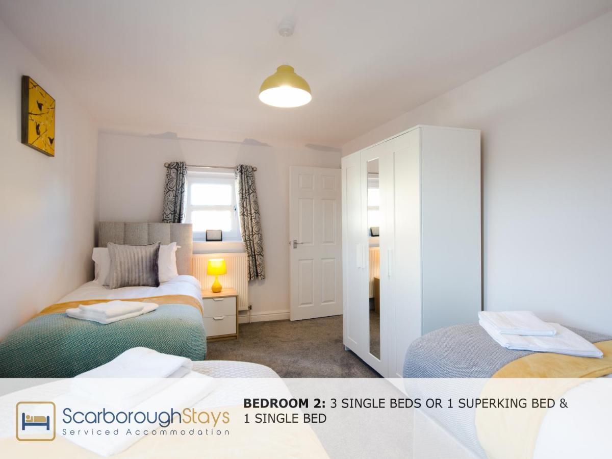 Hibernia Place, 3 Bedroom Townhouse With Patio & Seating Area - Free Parking Scarborough Eksteriør billede