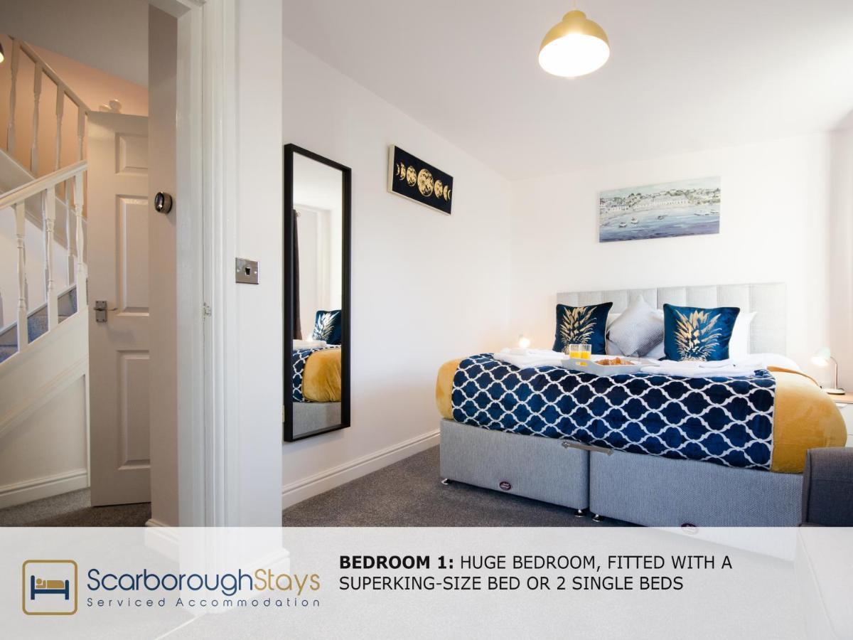 Hibernia Place, 3 Bedroom Townhouse With Patio & Seating Area - Free Parking Scarborough Eksteriør billede