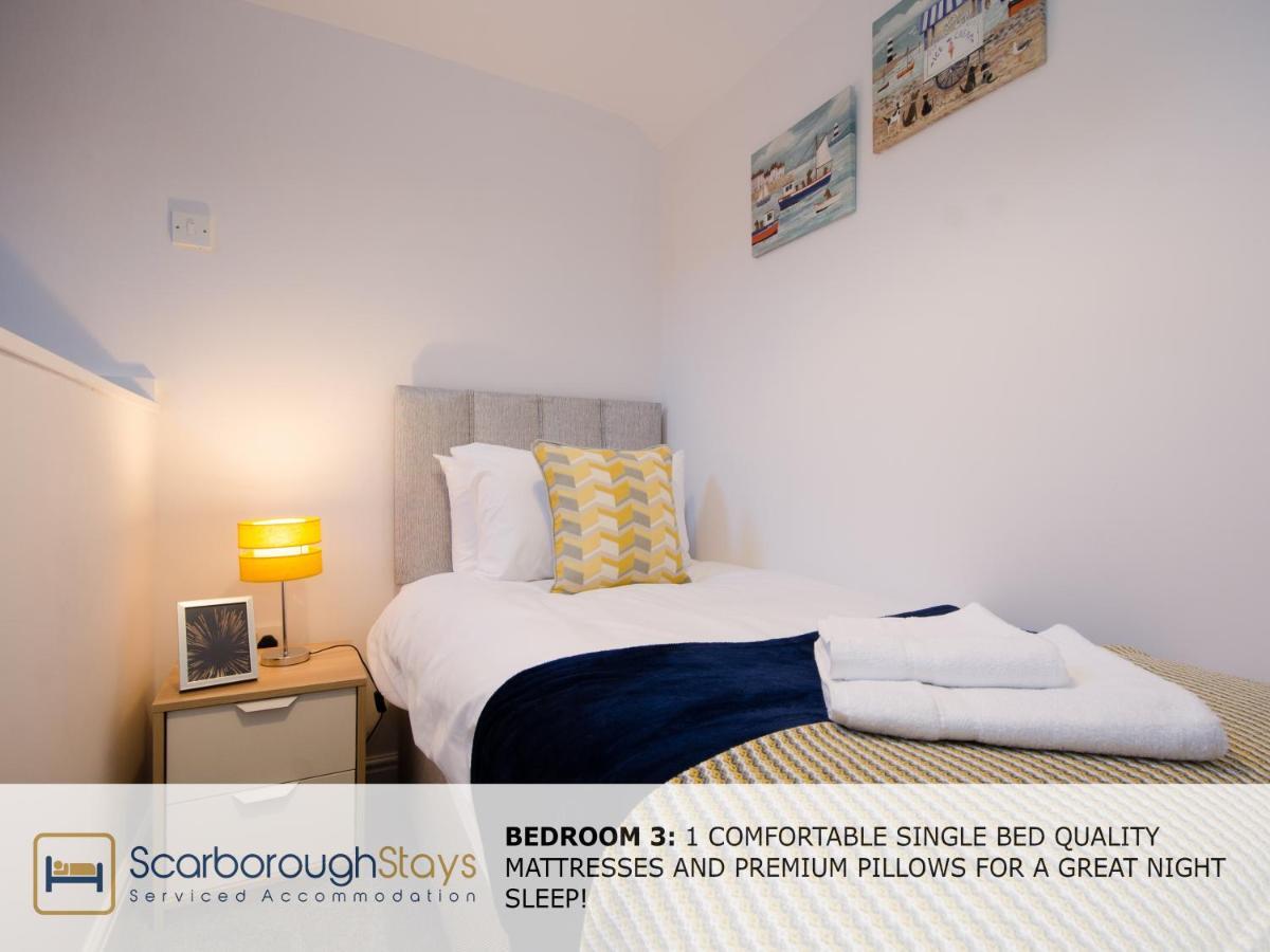 Hibernia Place, 3 Bedroom Townhouse With Patio & Seating Area - Free Parking Scarborough Eksteriør billede
