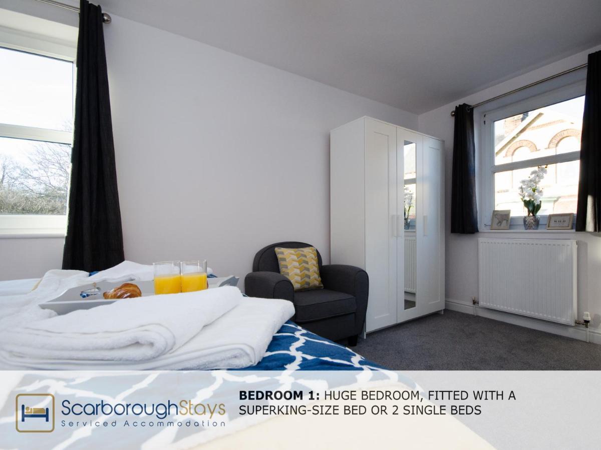 Hibernia Place, 3 Bedroom Townhouse With Patio & Seating Area - Free Parking Scarborough Eksteriør billede
