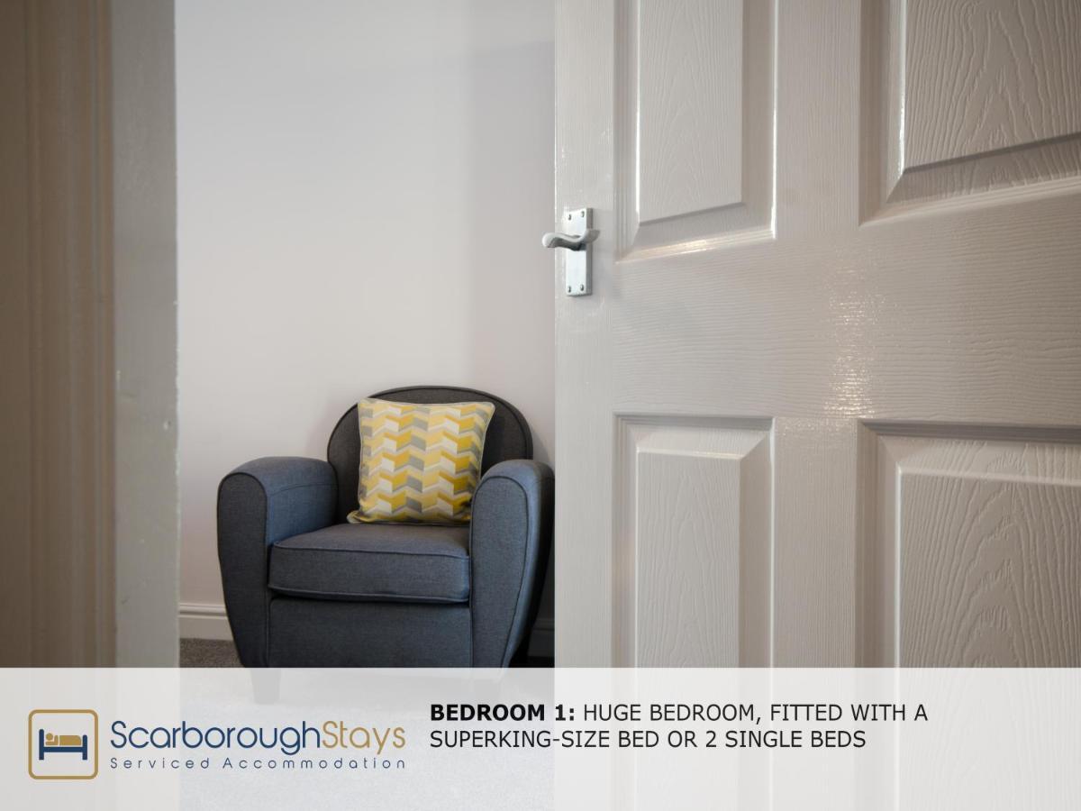 Hibernia Place, 3 Bedroom Townhouse With Patio & Seating Area - Free Parking Scarborough Eksteriør billede