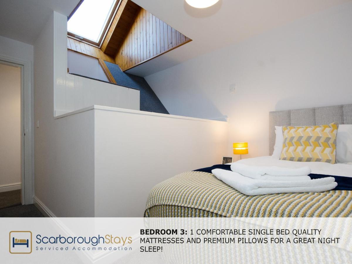 Hibernia Place, 3 Bedroom Townhouse With Patio & Seating Area - Free Parking Scarborough Eksteriør billede