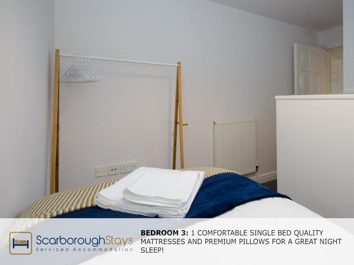 Hibernia Place, 3 Bedroom Townhouse With Patio & Seating Area - Free Parking Scarborough Eksteriør billede