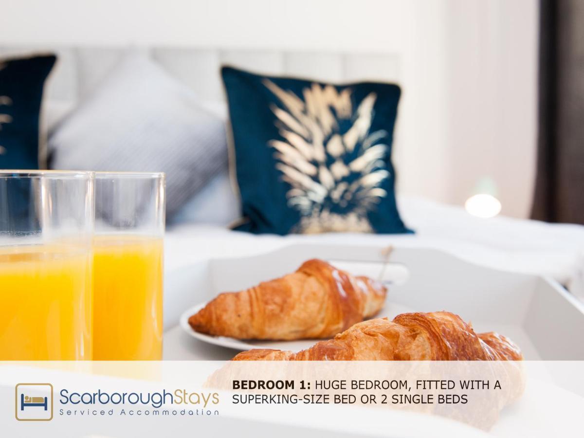 Hibernia Place, 3 Bedroom Townhouse With Patio & Seating Area - Free Parking Scarborough Eksteriør billede