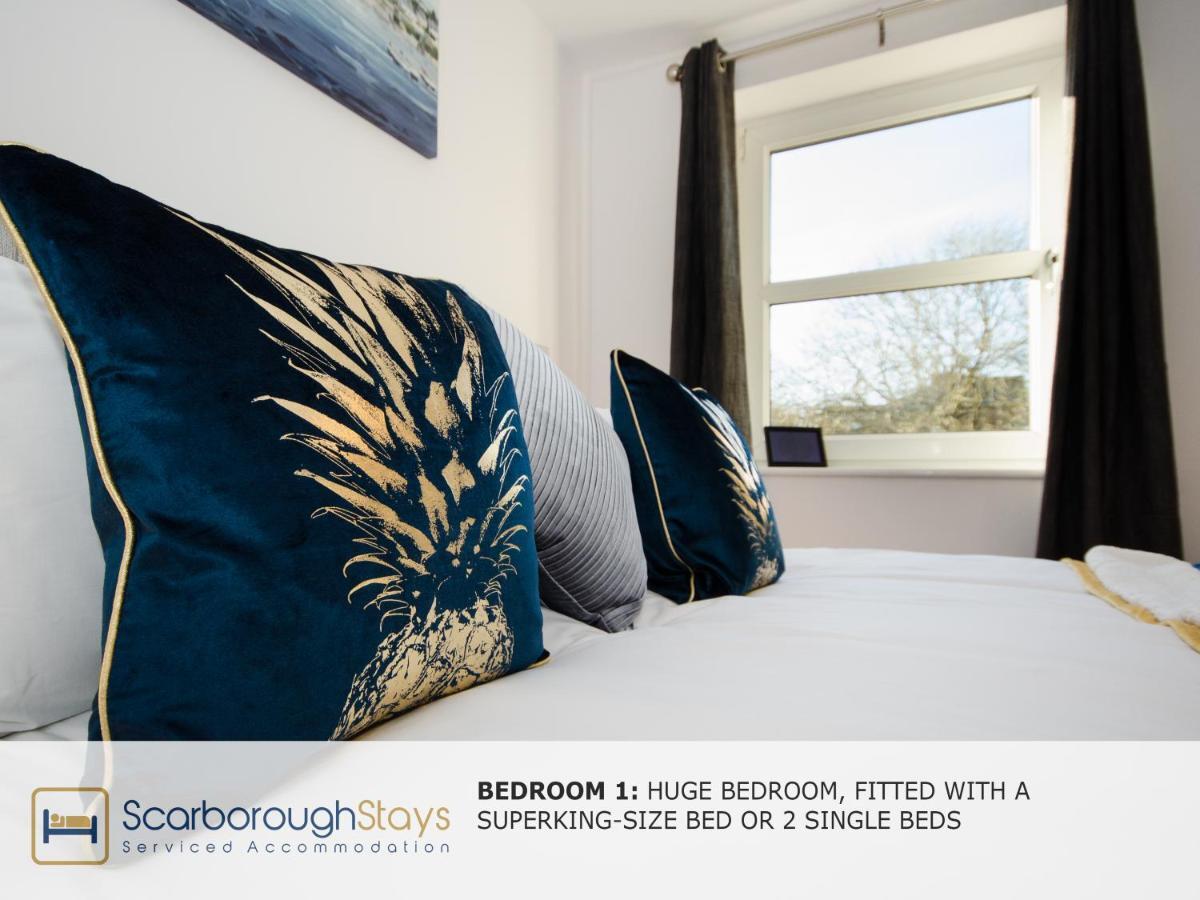 Hibernia Place, 3 Bedroom Townhouse With Patio & Seating Area - Free Parking Scarborough Eksteriør billede